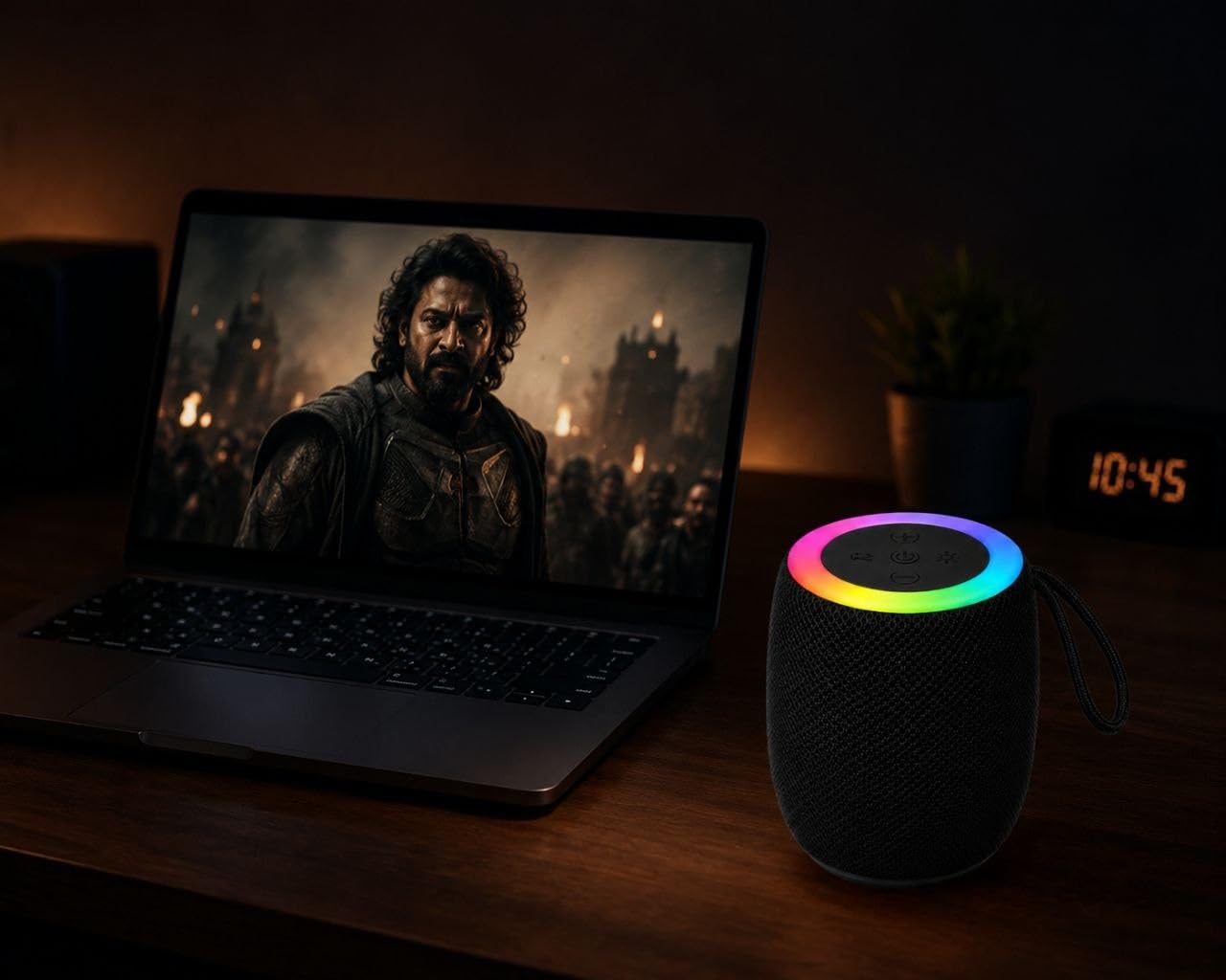 MoBo Portable Bluetooth Speaker with RGB LED Lights 800mAh - Image 2