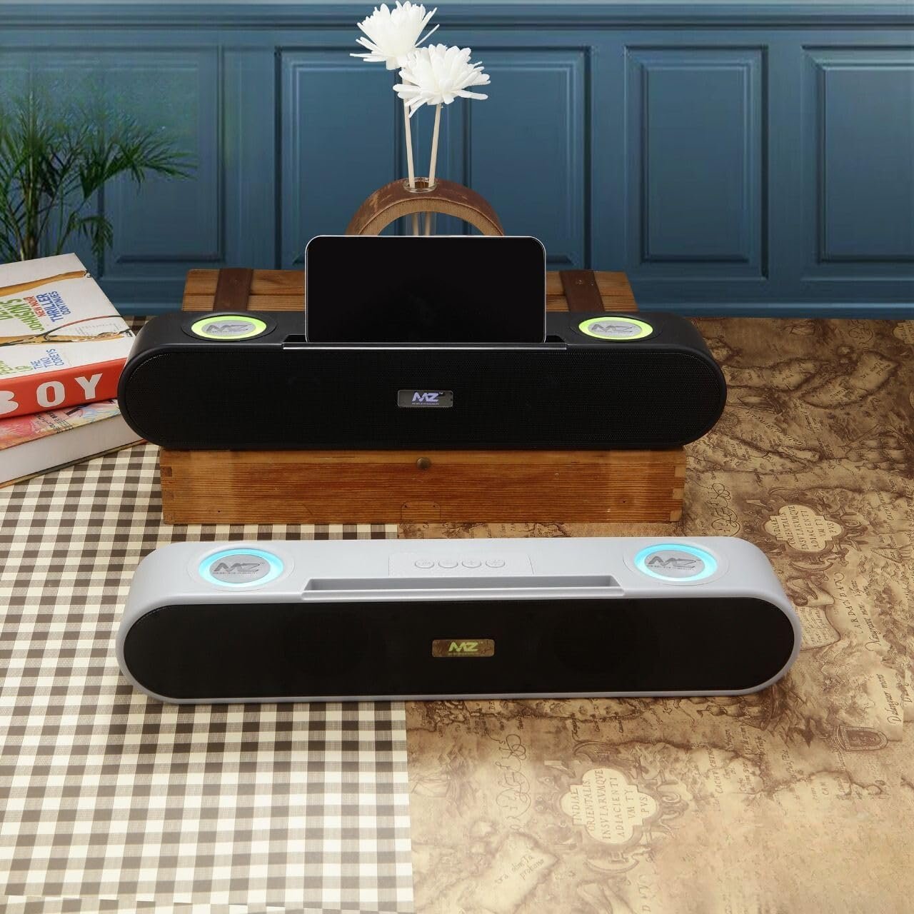 MZ M25VP Portable Home T.V. Soundbar with Dynamic Thunder Sound, High Bass, 10W Power Output & 2400mAh Rechargeable Battery - Image 3