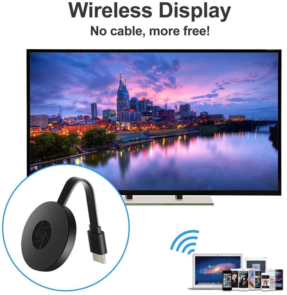 4K Mirarcast Wi-Fi Wireless Display Adaptor/DLNA Wireless HDMI Screen Mirroring Wi-Fi Dongle