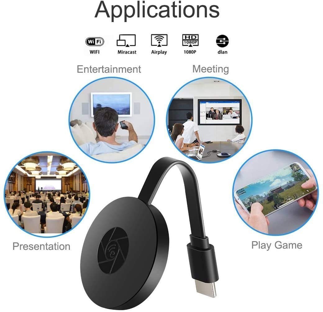 4K Mirarcast Wi-Fi Wireless Display Adaptor/DLNA Wireless HDMI Screen Mirroring Wi-Fi Dongle - Image 4