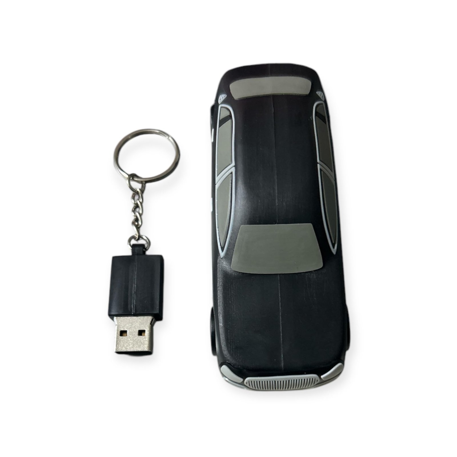 CleverlyGifted® 32GB 2.0 Luxury Car Design USB Flash Drive with Keychain, Black Sedan Shape, Novelty Storage Device, 2.0, Speed Upto 10mbps, Gift Item, Unisex, 1Pc - Image 3
