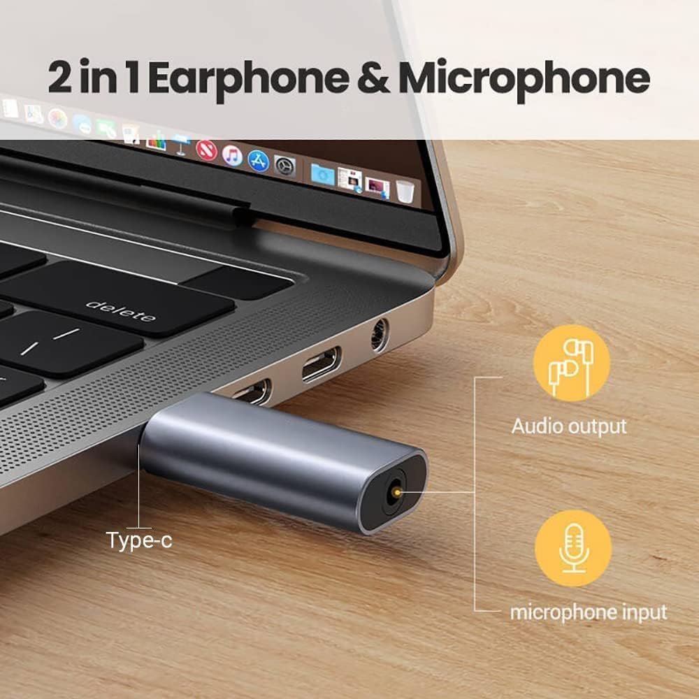 One Plus USB-C to 3.5mm Headphone Jack Adapter | Type-C to AUX Audio Converter for OnePlus, Xiaomi, Realme, Vivo (NOT for Samsung/iPad/Pixel) - Black - Image 5