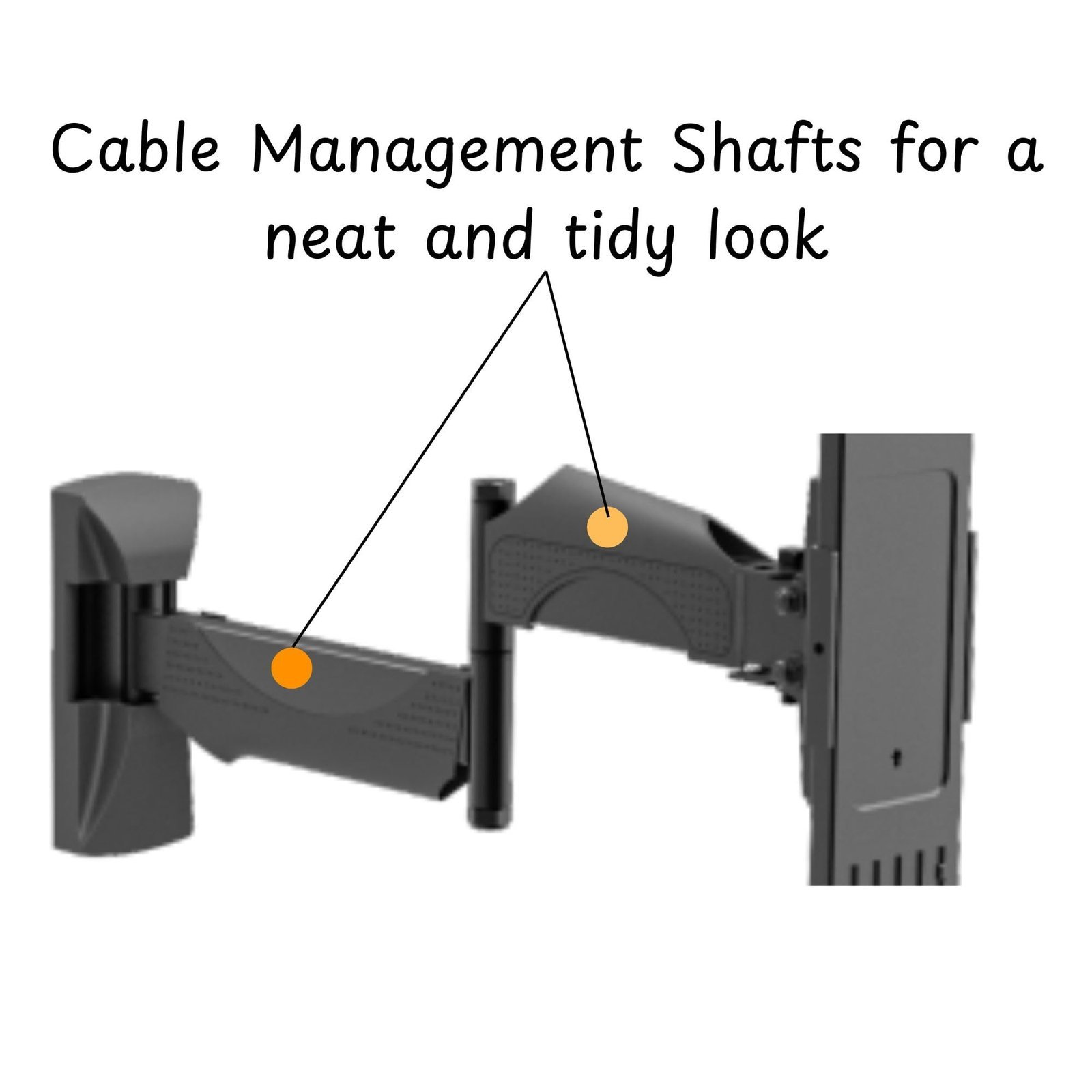 26-65 inches LED TV Wall Mount, Swivel and Tilt | 35 kgs Load Capacity - Image 4
