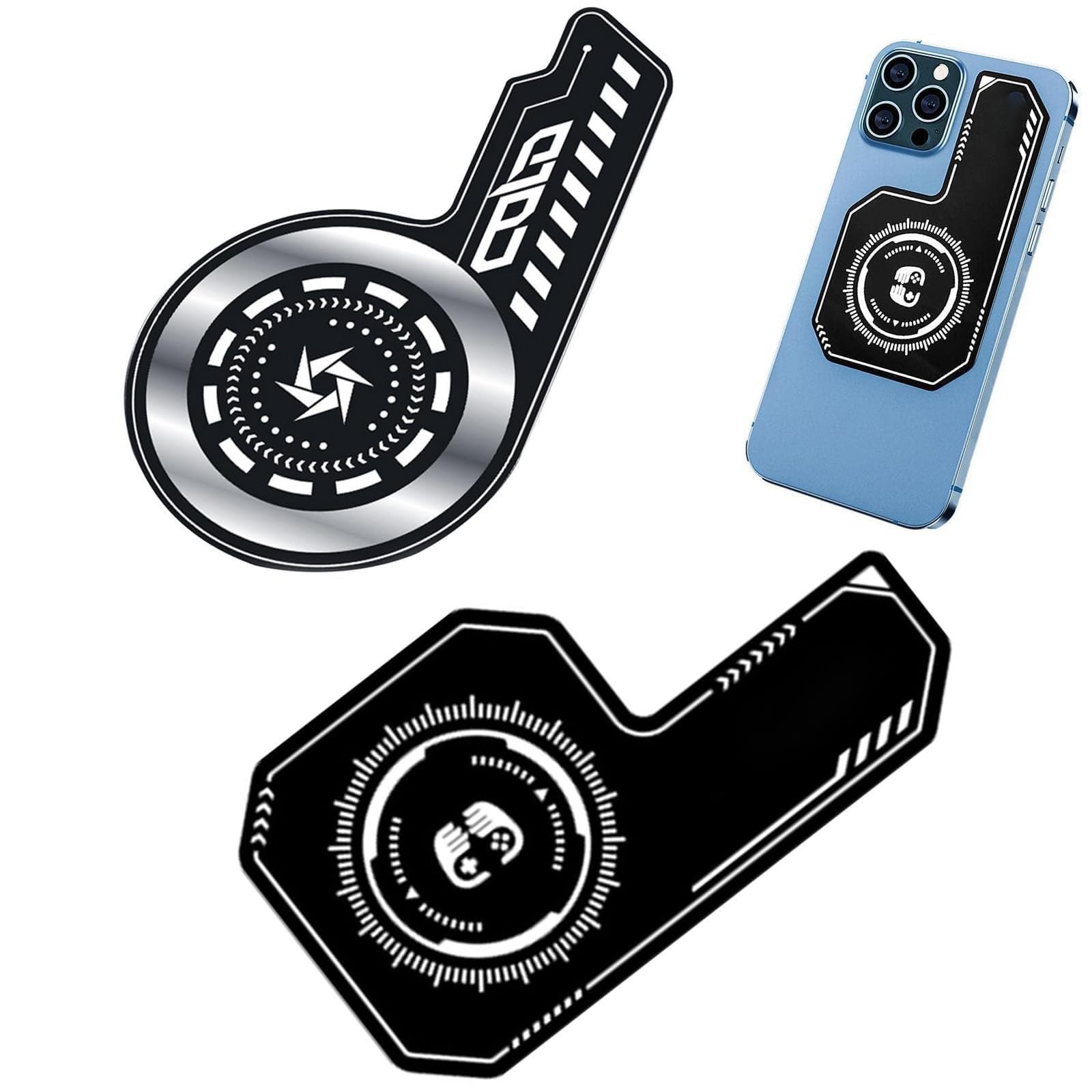 2 Pcs Cooling Pad, Mobile Cooler, Cooling Pad for Mobile, Phone Cooler for Extended Gaming Sessions, Phone Cooler for Heavy Smartphone Usage - Image 3