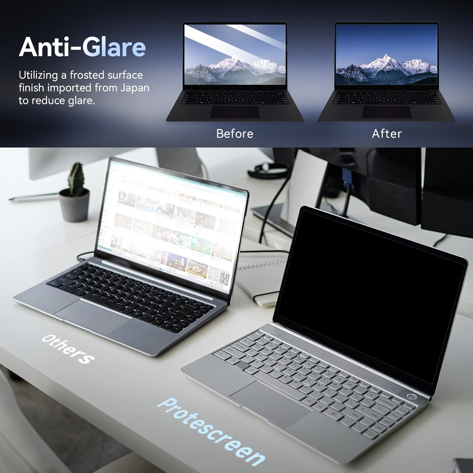 Laptop Privacy Screen Filter 14 Inch 16:9 Aspect Ratio - Image 4