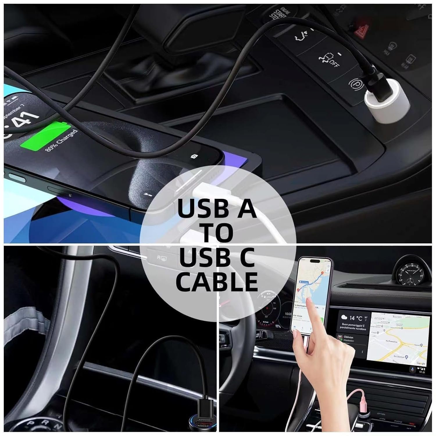 Mi USB to Type C 33W Hypercharge Cable, 3A Fast Charging Cable with Up to 480 Mbps High-Speed Data Transfer & Sync Cord Compatible With Smartphones and Devices, White (1 Meter) - Image 7
